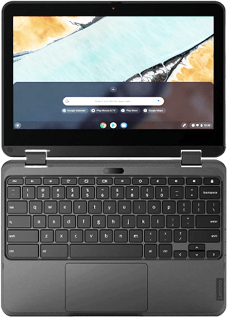 Pre - Owned Lenovo Chromebook 300E 12" Touchscreen 360° Rotatable (4GB RAM, 32GB SSD, Chrome OS) – Grade A | Google Apps Ready | Qatar Fast Delivery - techdeals