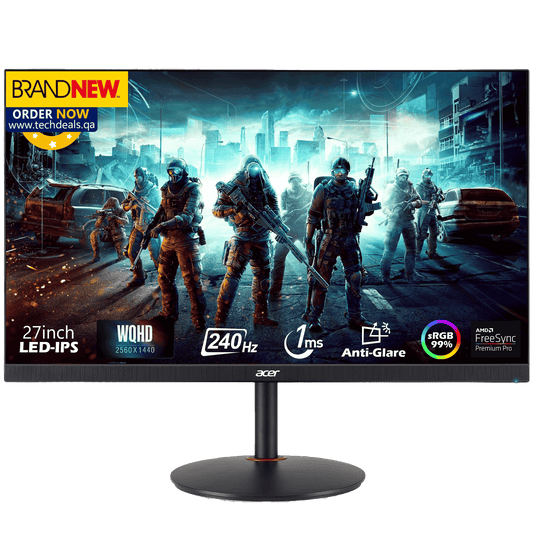 Nitro XV272U W2 27" LED IPS Monitor | WQHD 2560x1440 | 240Hz | 1ms | Anti-Glare | 99% sRGB | Brand New