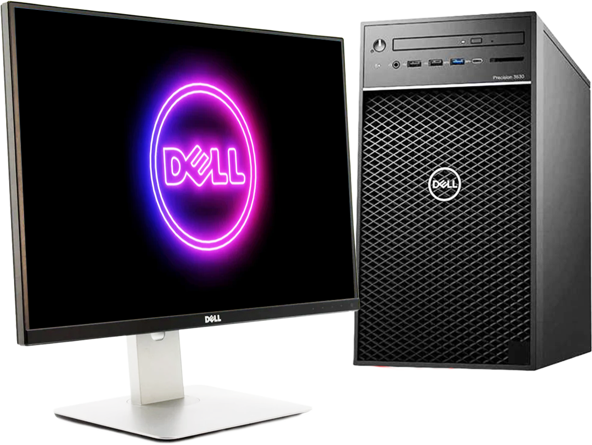 DELL Precision 3630 Full Set, Intel Core i7-8th, 32gb RAM, 512gb SSD, 8gb Graphics, Wifi, Bluetooth, 24